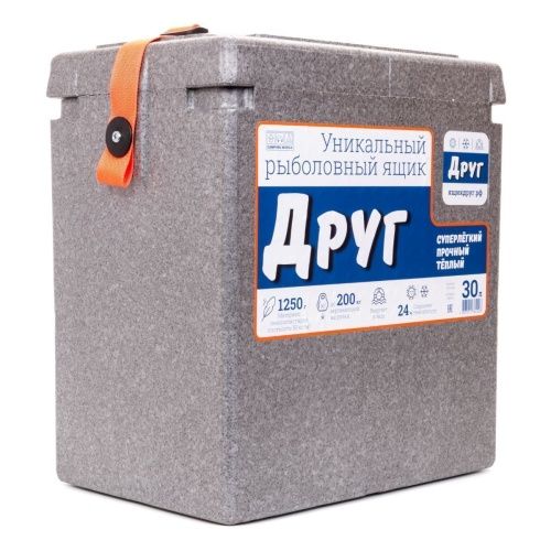 Рыболовный ящик Camping World  "Друг" 30 л цвет серый