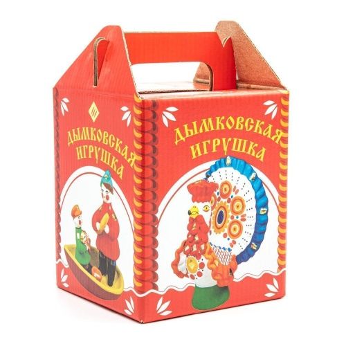 Фигурка "Мужик в лодке с рыбой и птичкой"