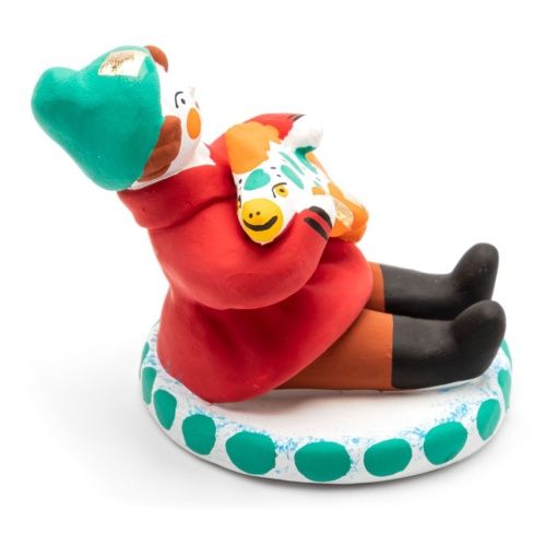 Фигурка "Парень с рыбой на льдине"