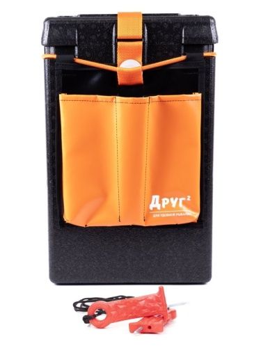 Рыболовный ящик-поплавок Camping World "Друг-2" 30 л цвет черный