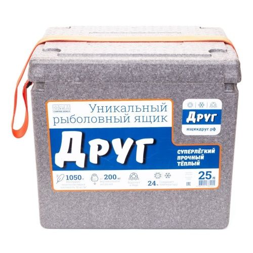 Рыболовный ящик Кемпинг Ворлд (Camping World)  "Друг" 25 л цвет серый